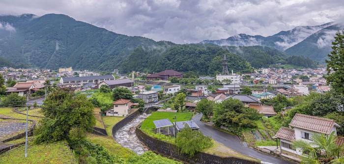 加計の街を一望できる立地