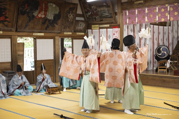 広島県無形民俗文化財の湯立神楽