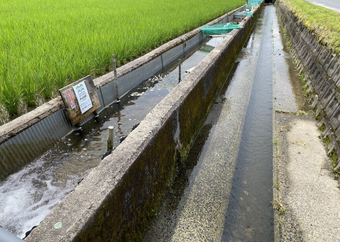 使われていなかった水路の活用